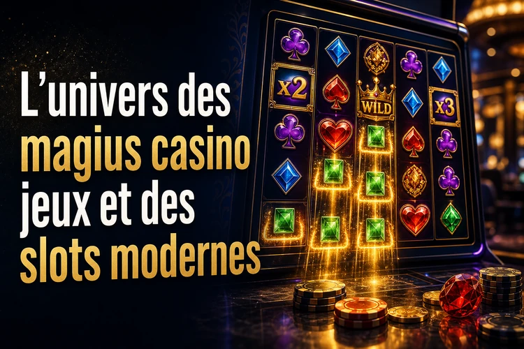 L'univers des magius casino jeux et des slots modernes