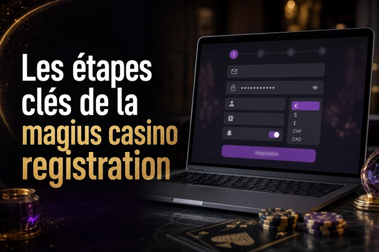 Les étapes clés de la magius casino registration