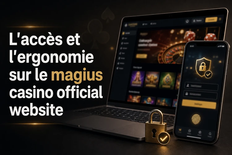 L'accès et l'ergonomie sur le magius casino official website